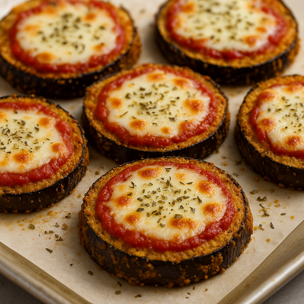 Berinjela à Parmegiana na Air Fryer