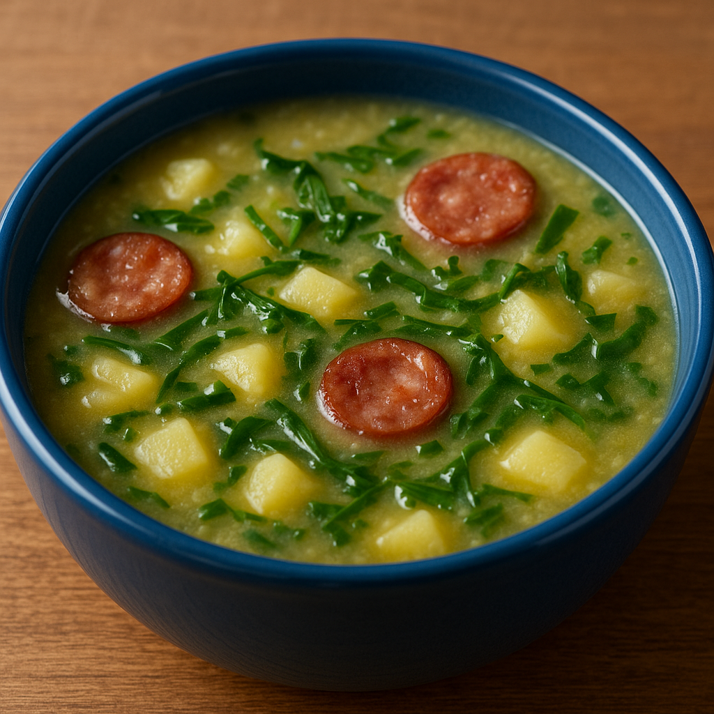 Caldo Verde na Panela de Pressão