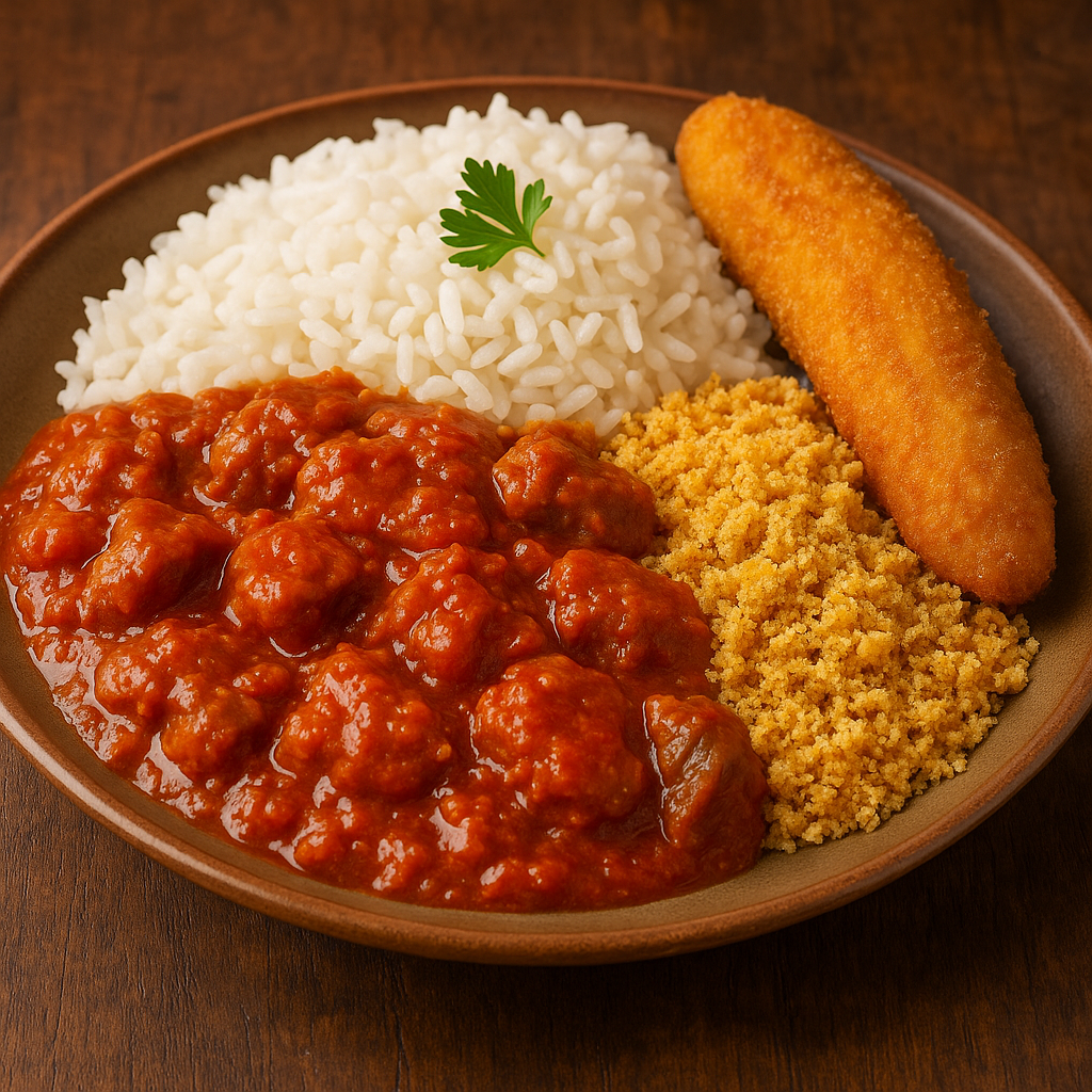 Picadinho de Carne com Molho de Tomate