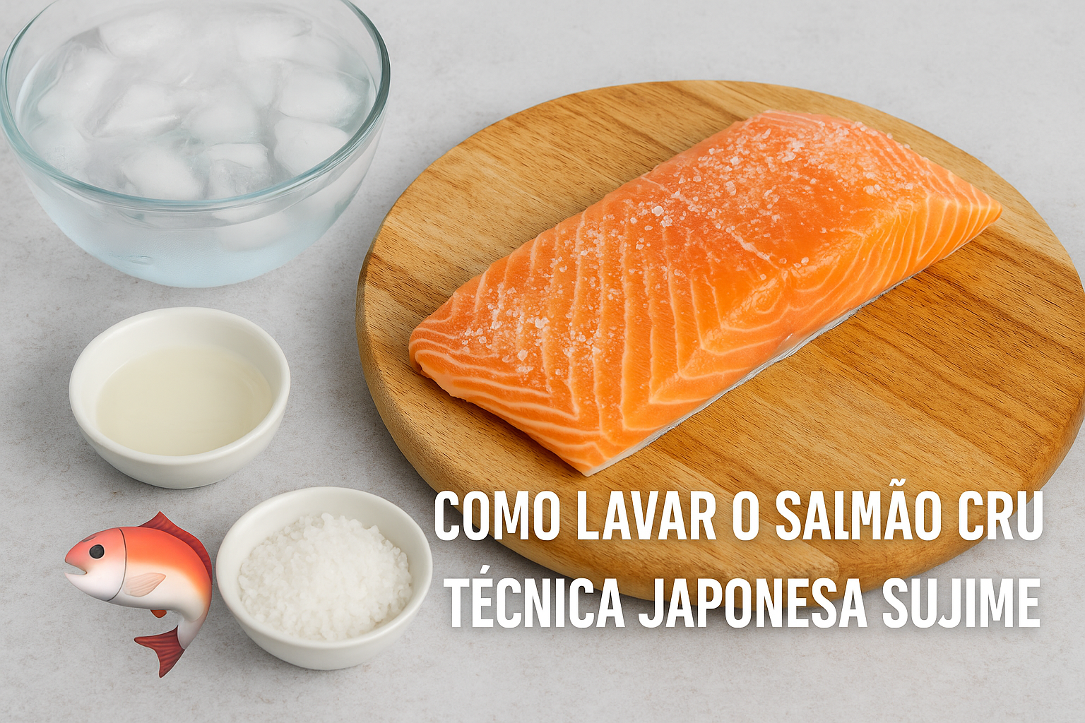 Como Lavar o Salmão Cru com Segurança: Técnica Japonesa Sujime