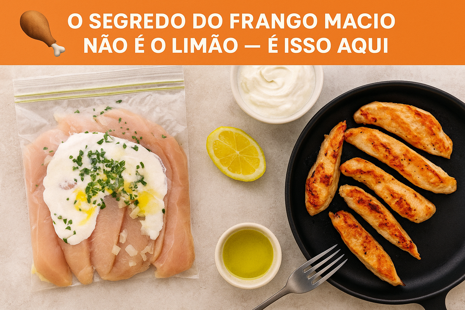 O Segredo do Frango Macio Não É o Limão — É Isso Aqui!