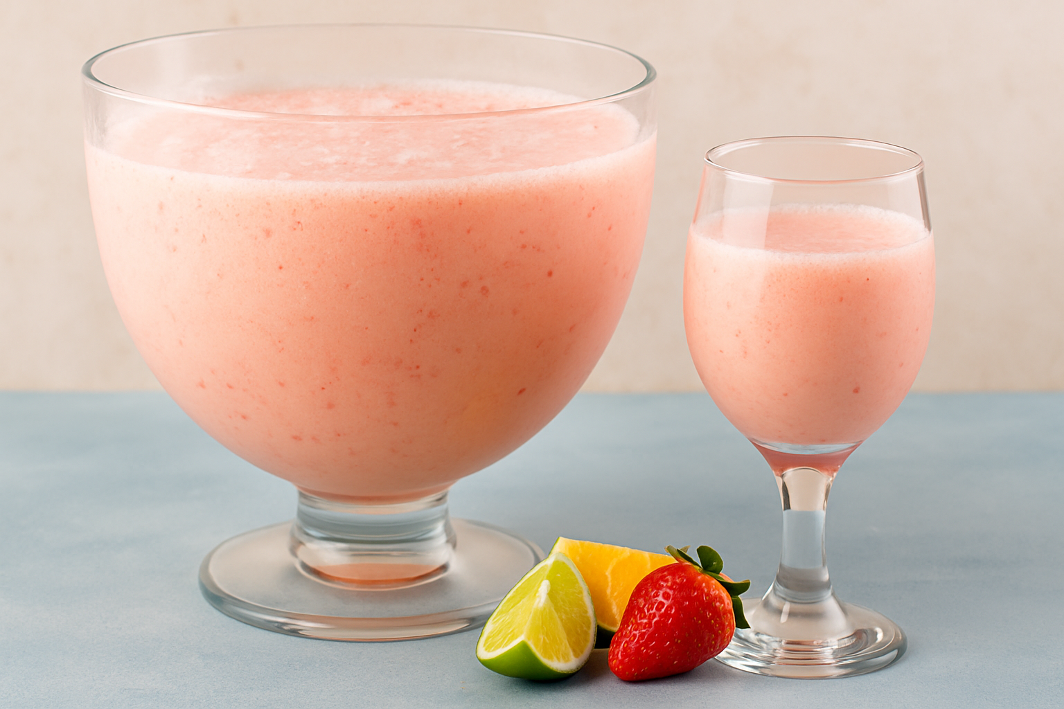 Coquetel de Frutas Sem Álcool — Refrescante, Cremoso e Perfeito pra Festas!