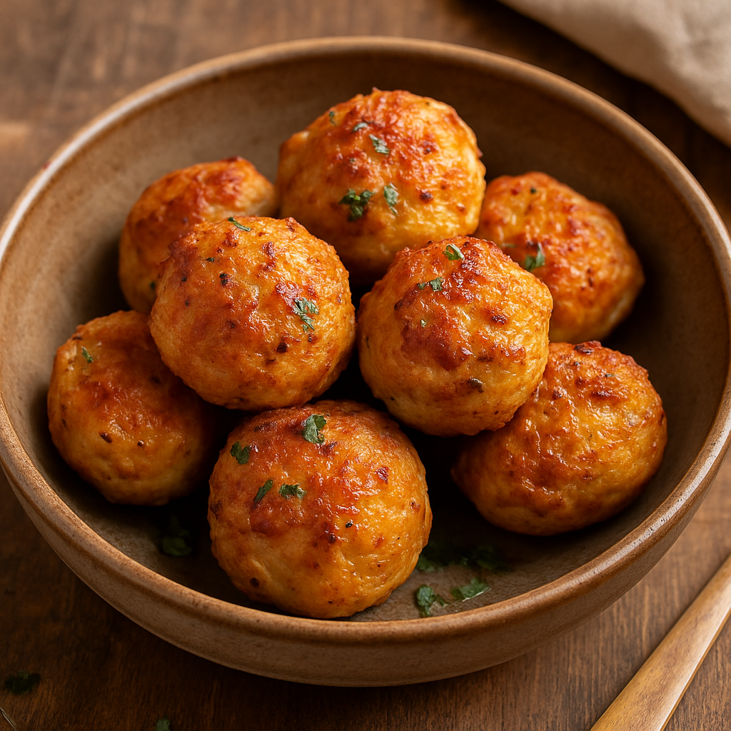 Almôndegas de Frango na Air Fryer