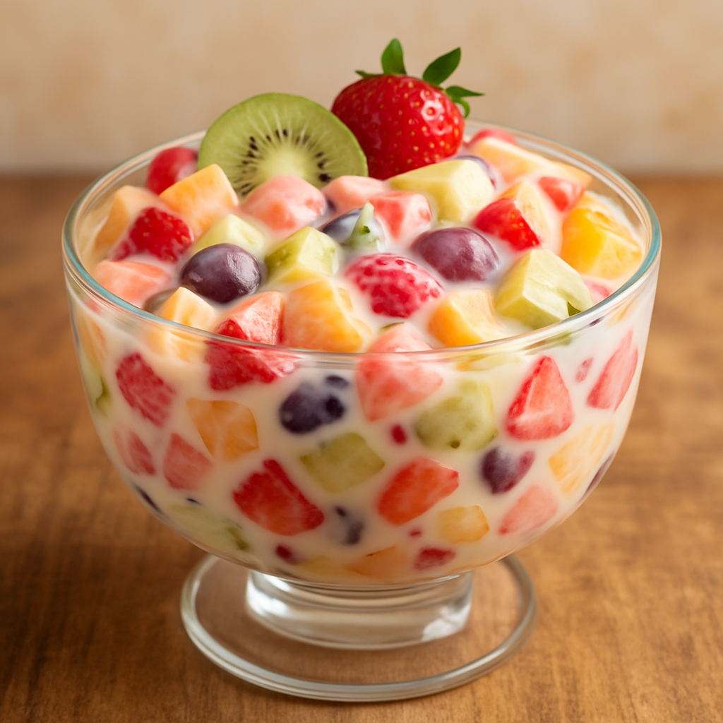 Salada de Frutas Cremosa