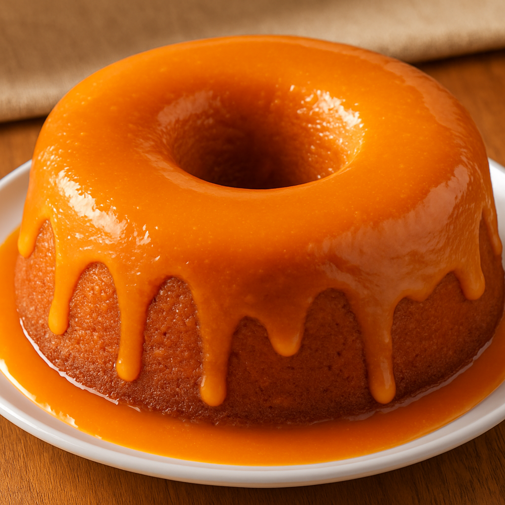 Bolo de Laranja com Calda